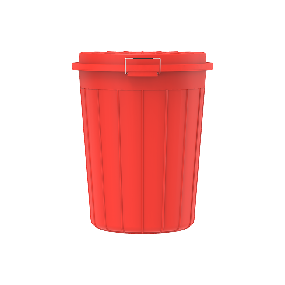 80L Round Plastic Drum with Lid