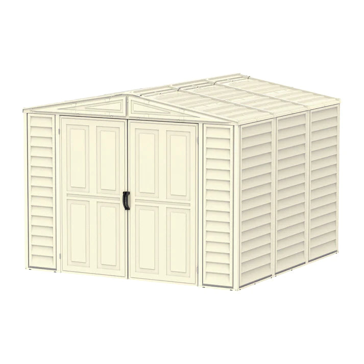 DuraMate 8x8ft (2.4 m x 2.4 m) Storage Shed with FREE Shelving Rack 4