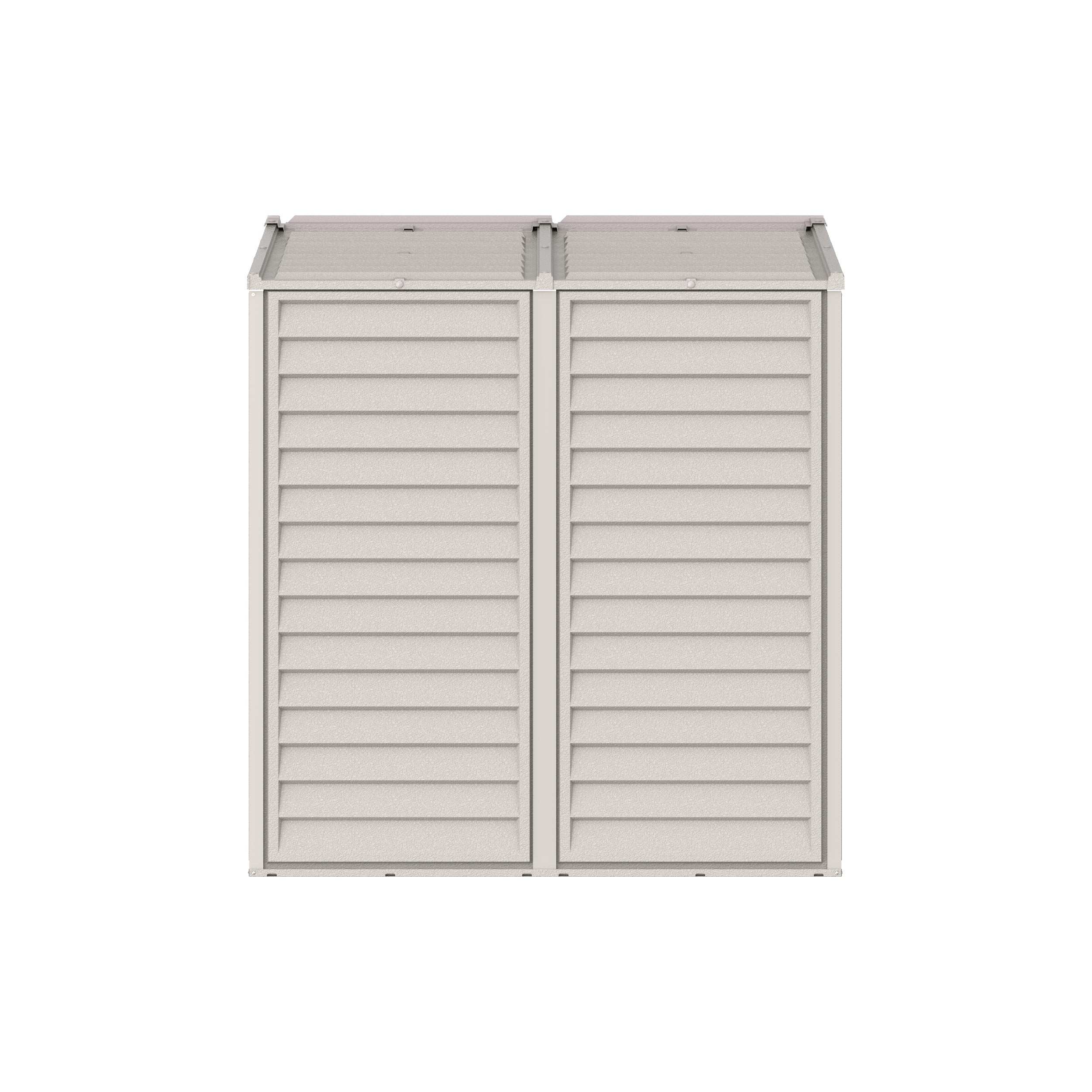 DuraMate 8x5.5ft Resin Storage Shed with FREE Shelving Rack 4