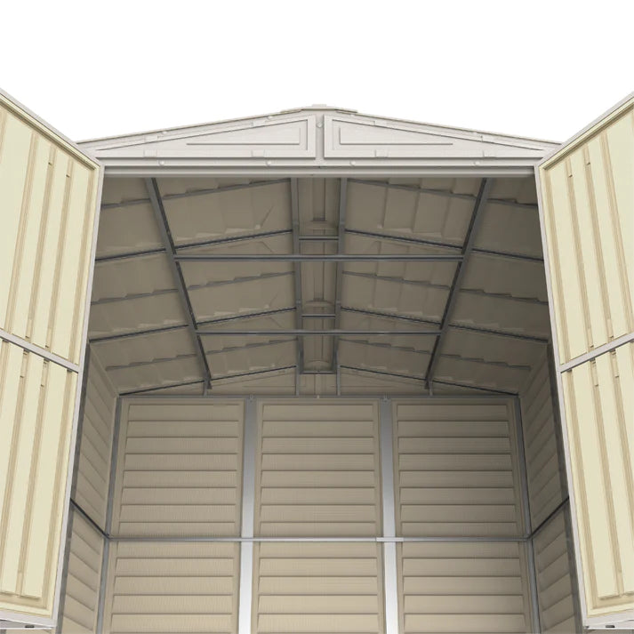 DuraMate 8x8ft (2.4 m x 2.4 m) Storage Shed with FREE Shelving Rack 4