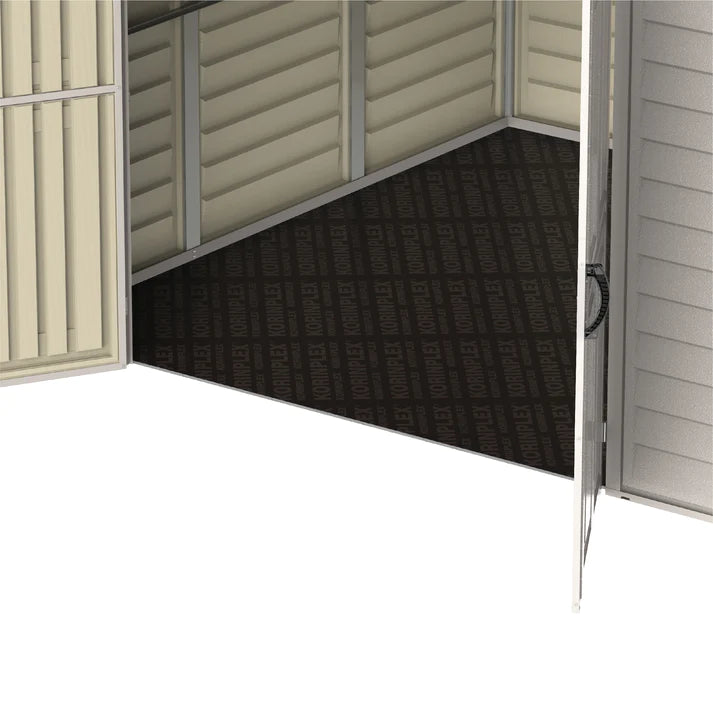 DuraMate 8x8ft (2.4 m x 2.4 m) Storage Shed with FREE Shelving Rack 4