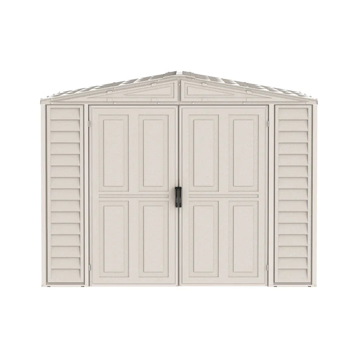 DuraMate 8x8ft (2.4 m x 2.4 m) Storage Shed with FREE Shelving Rack 4