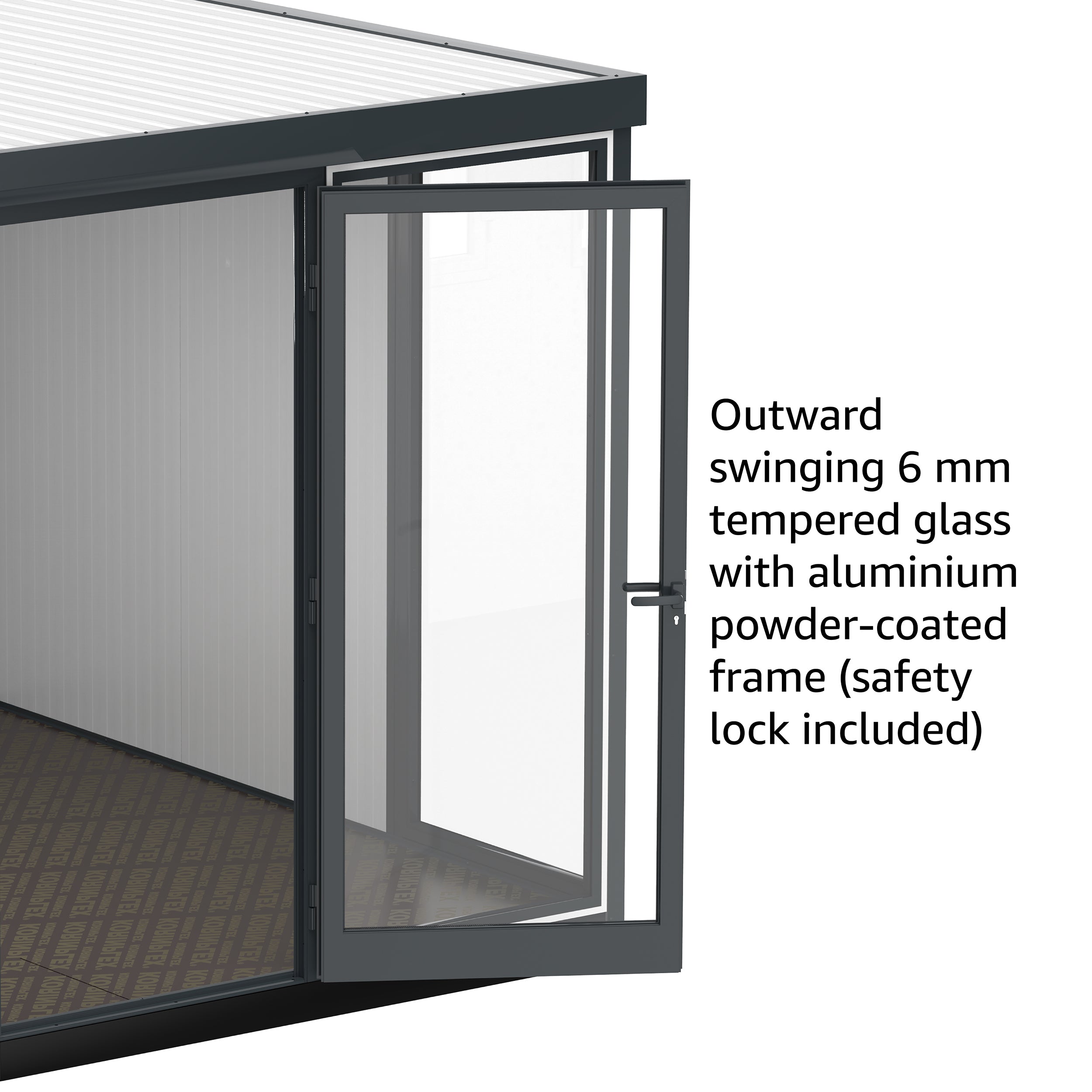 Garden Glass Home 4x3 m (404 x 300 x 240 cm) Prefab House