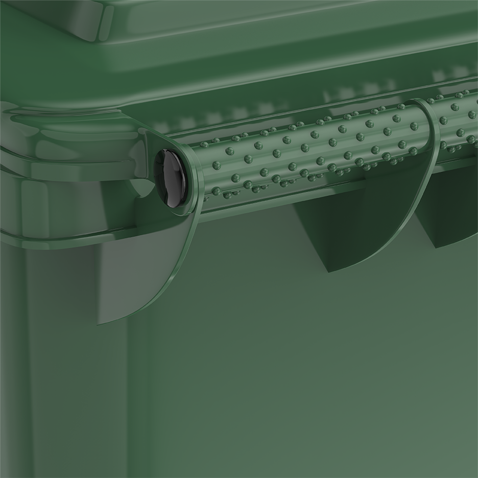 120L Industrial Waste Bin with Wheels