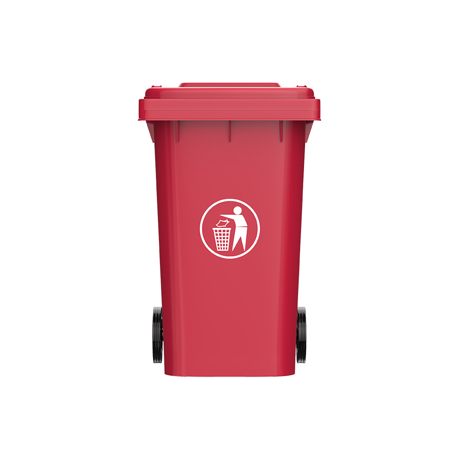 120L Industrial Waste Bin with Wheels