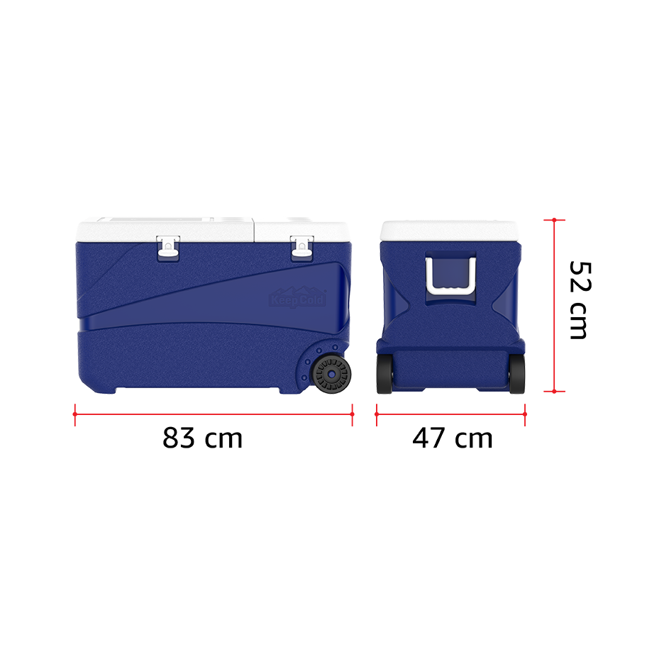 102L KeepCold Deluxe Icebox with Wheels