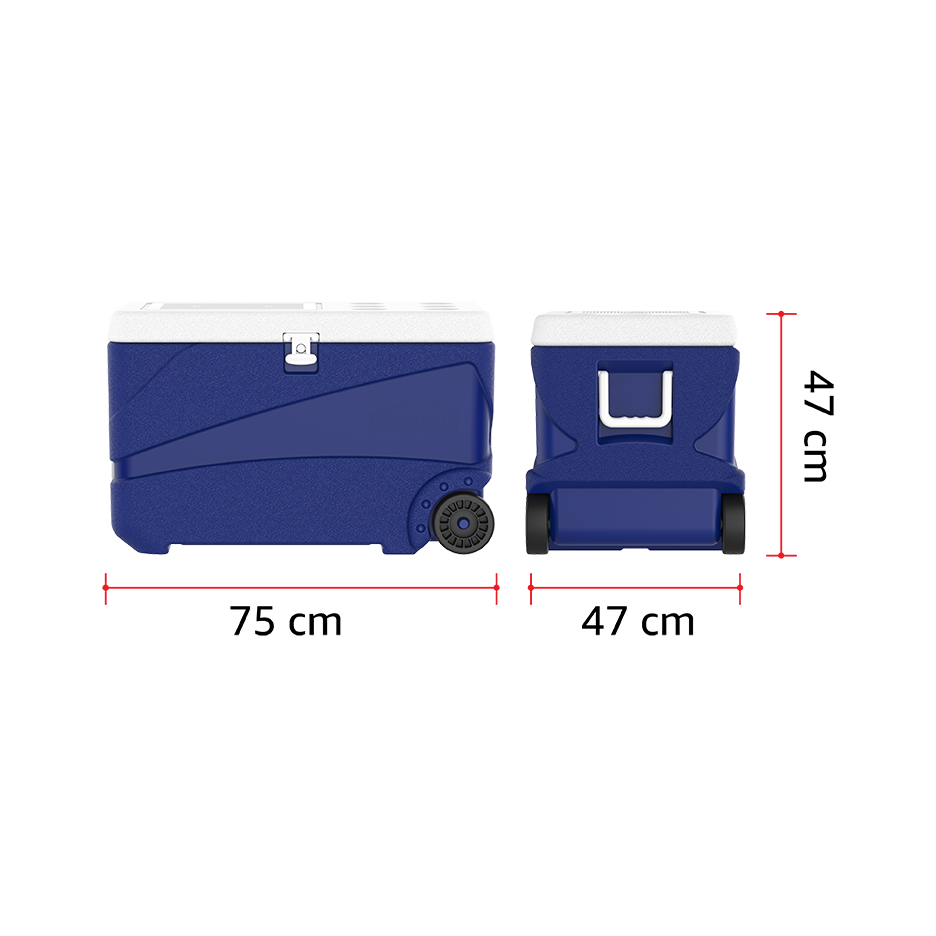 84L KeepCold Deluxe Icebox with Wheels