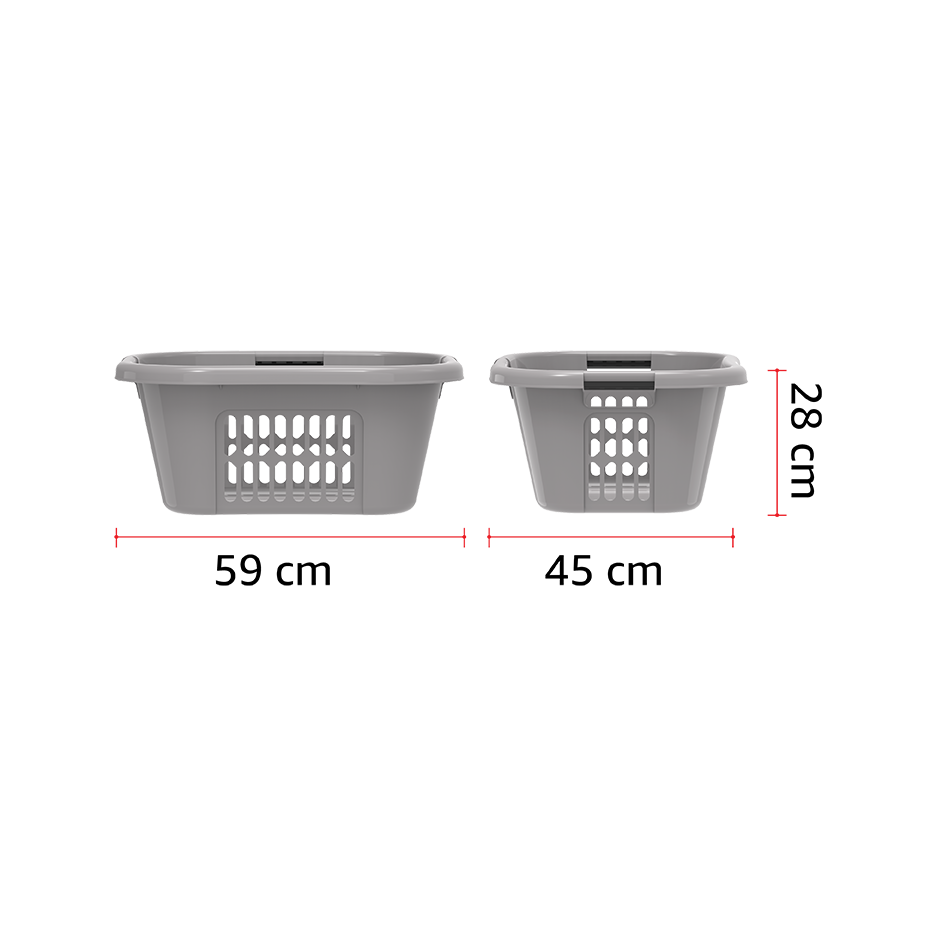 40L Oval Laundry Basket