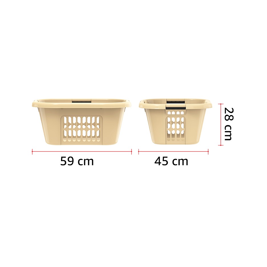 سلة غسيل بيضاوية 40 لتر