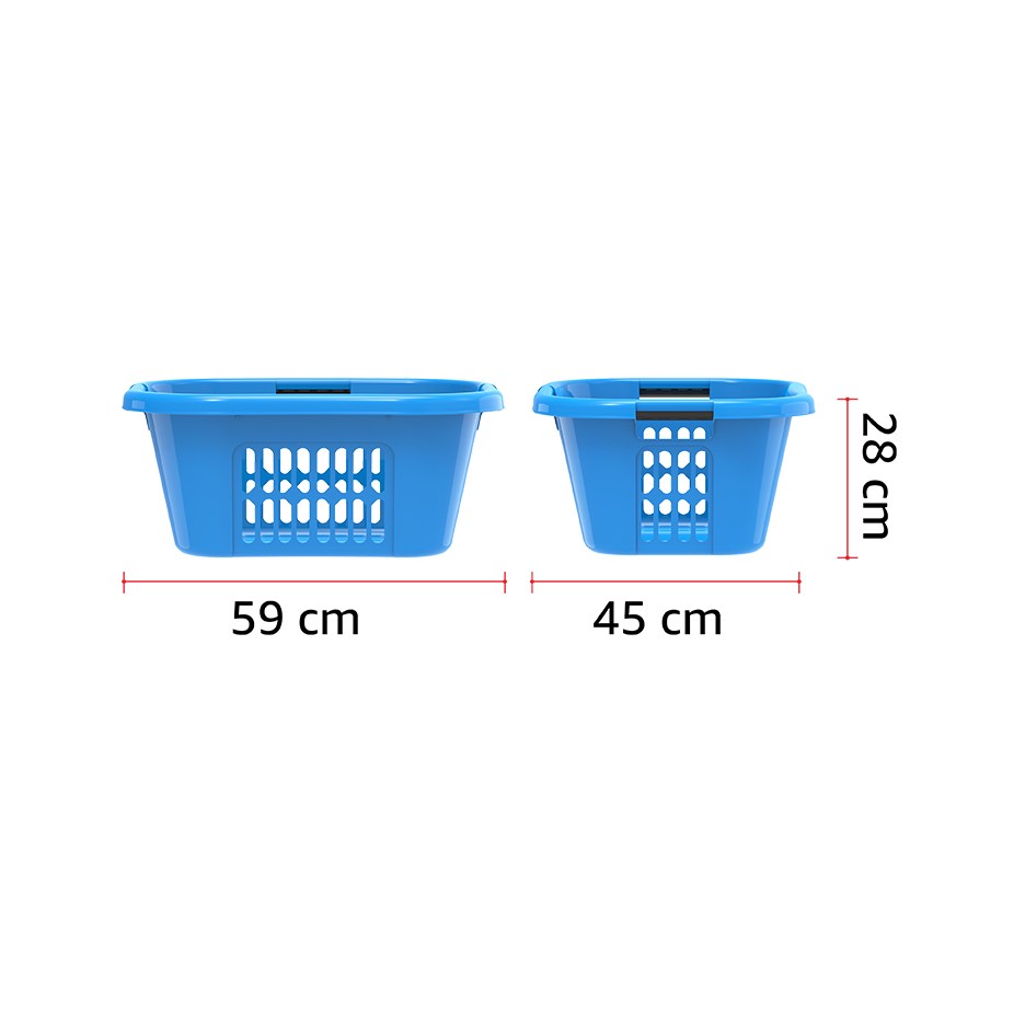 سلة غسيل بيضاوية 40 لتر