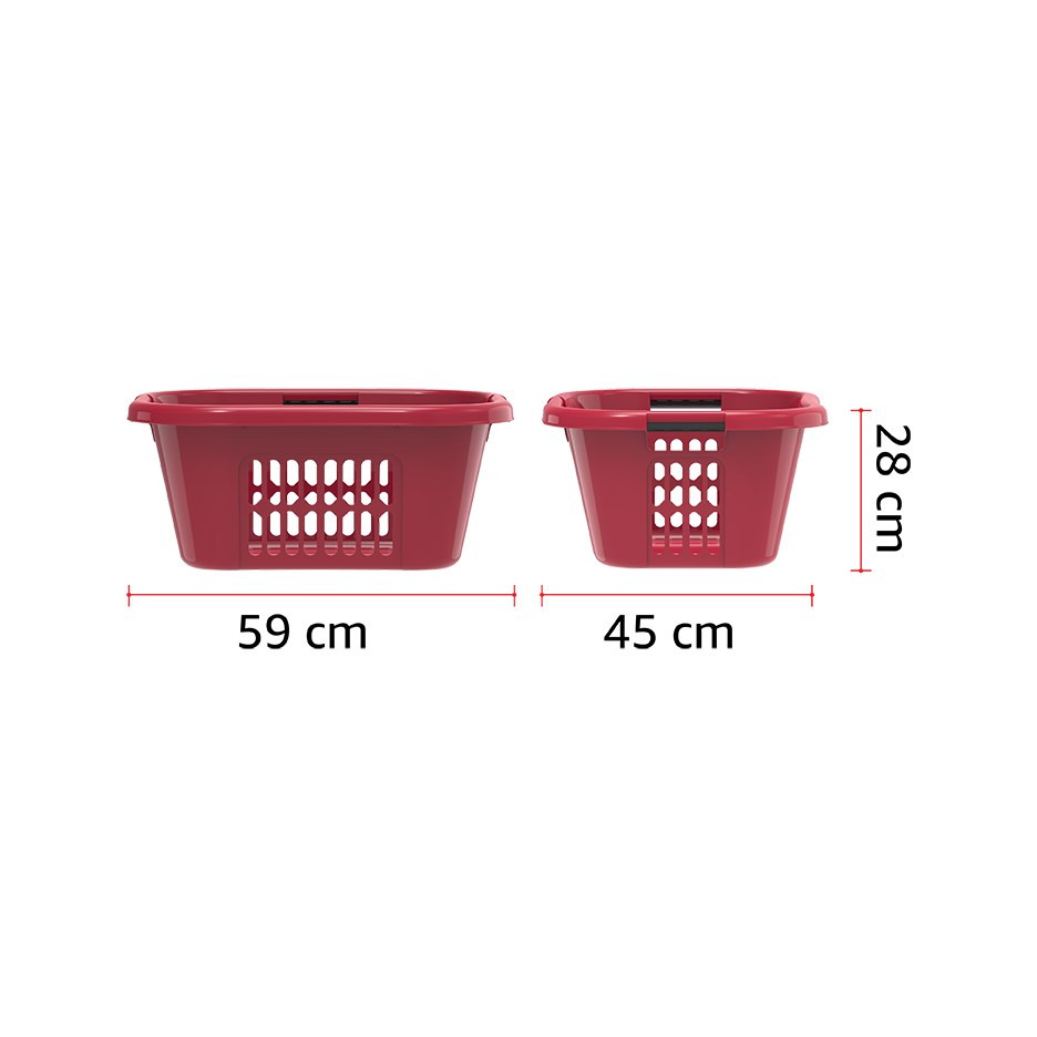 40L Oval Laundry Basket