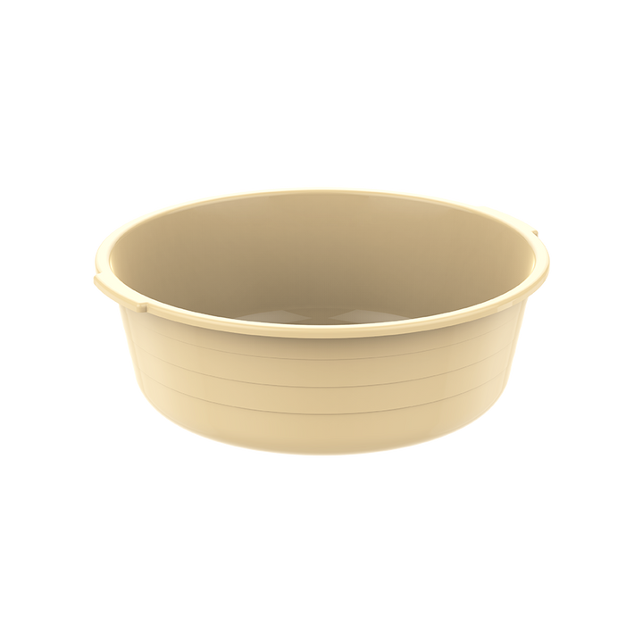 14" Round Plastic Basin Tub 8.5L