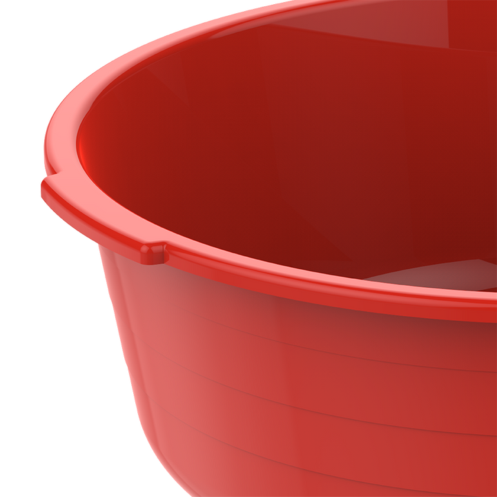 16" Round Plastic Basin Tub 14L