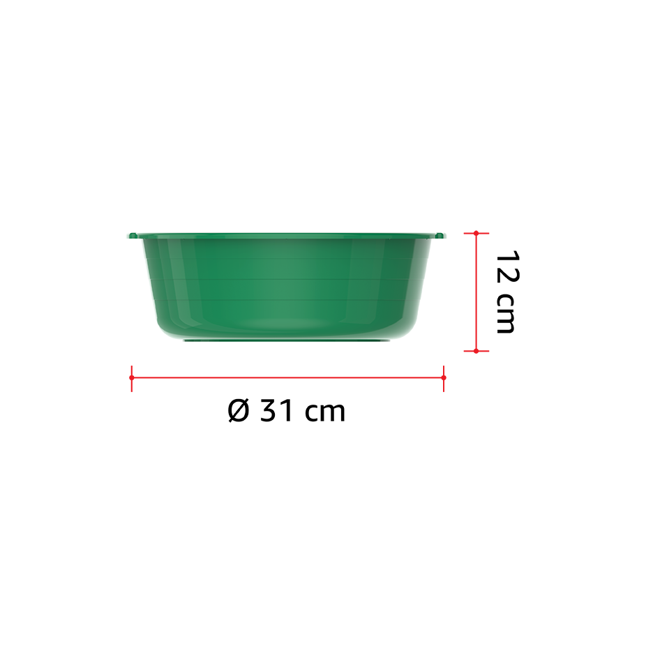 طشت غسيل دائري 12" - 6 لتر