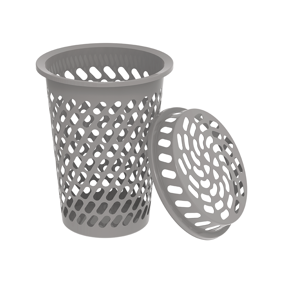 65L Round Tall Laundry Bin
