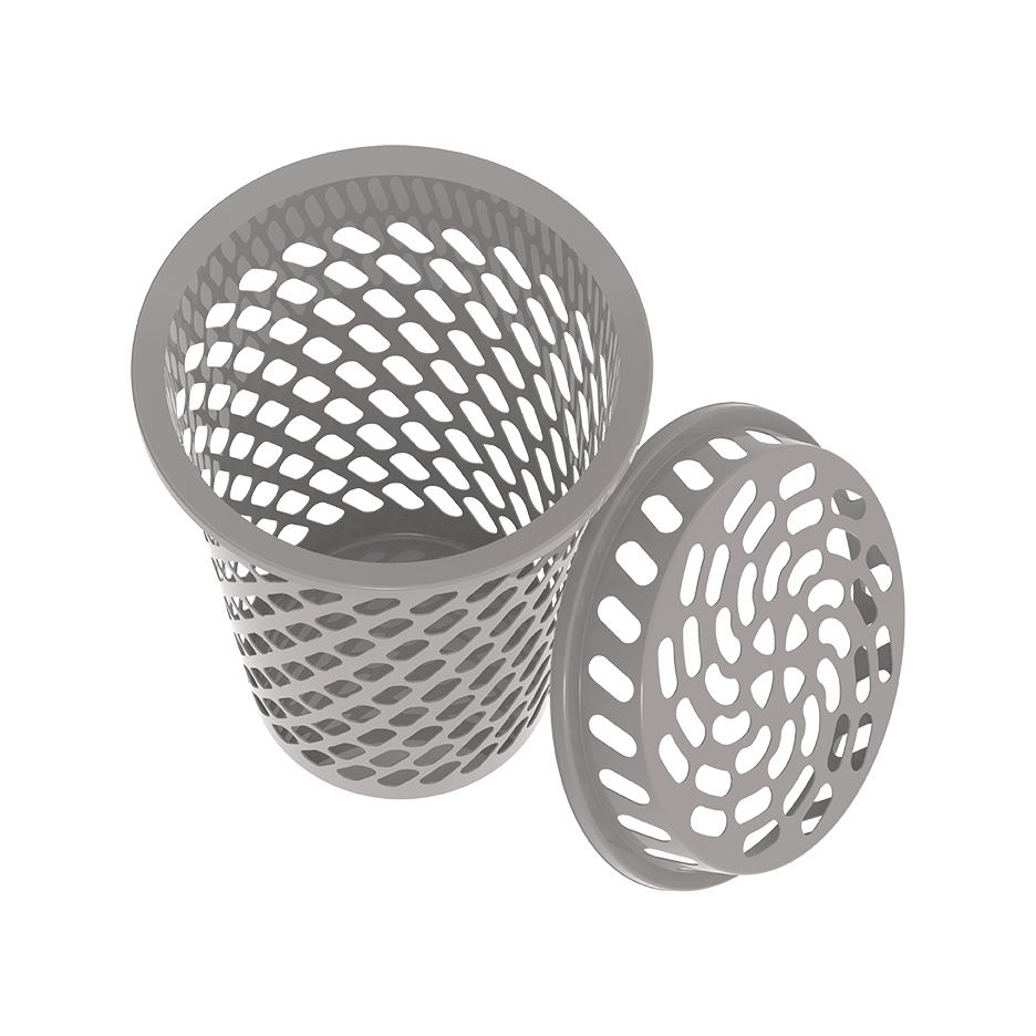 65L Round Tall Laundry Bin