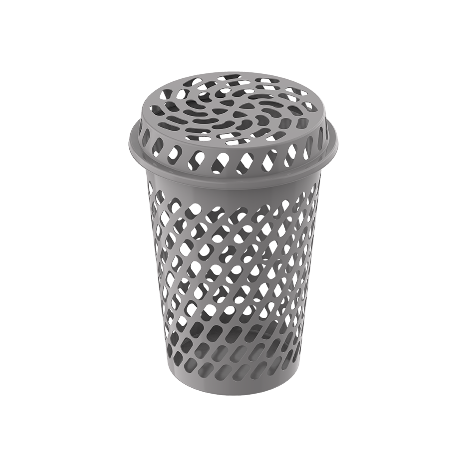 65L Round Tall Laundry Bin