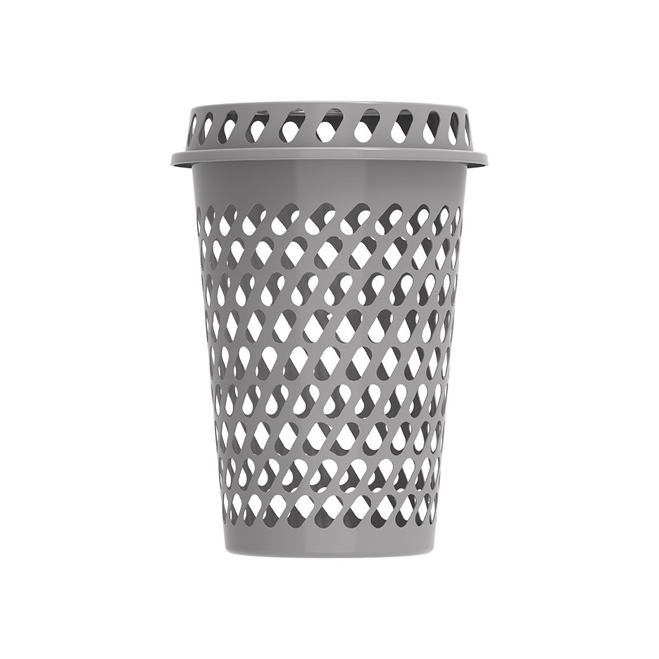 65L Round Tall Laundry Bin