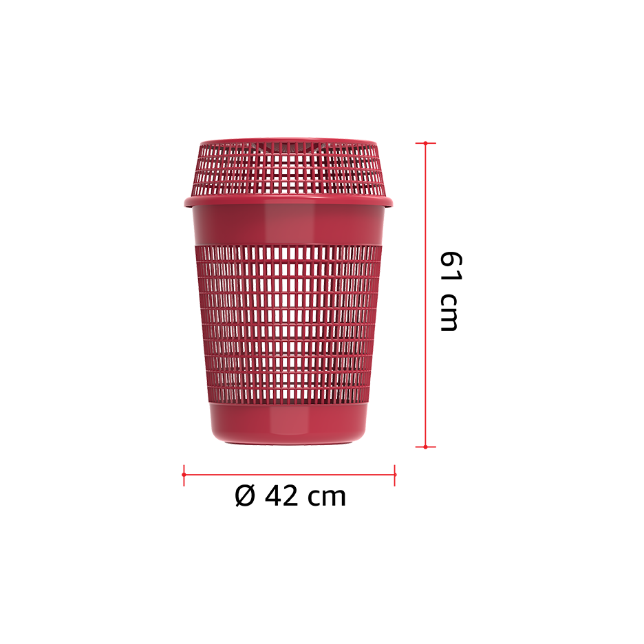 65L Round Tall Laundry Bin