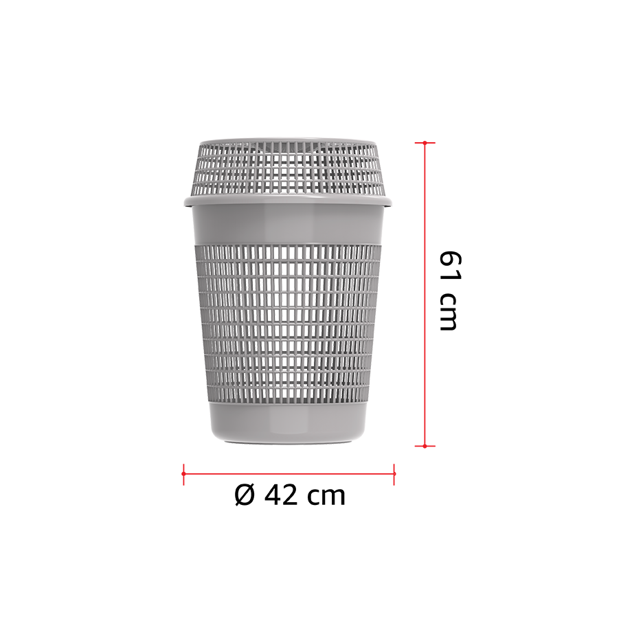 65L Round Tall Laundry Bin