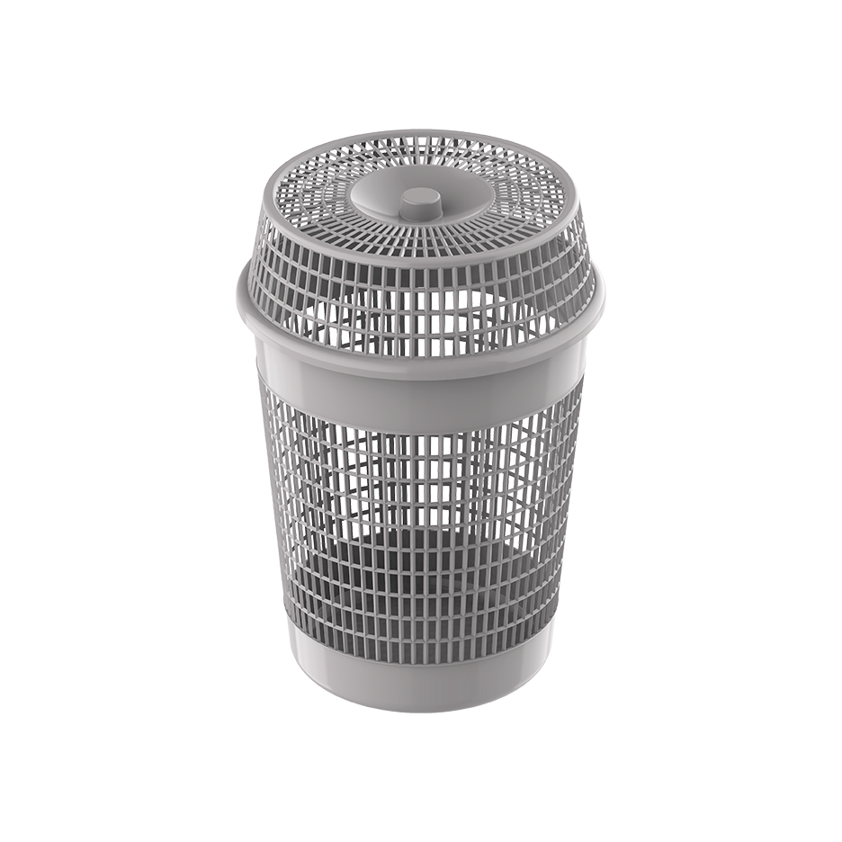 65L Round Tall Laundry Bin