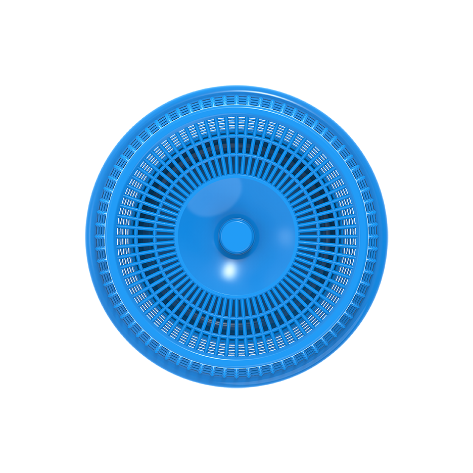 سلة غسيل طويلة مع غطاء 65 لتر

