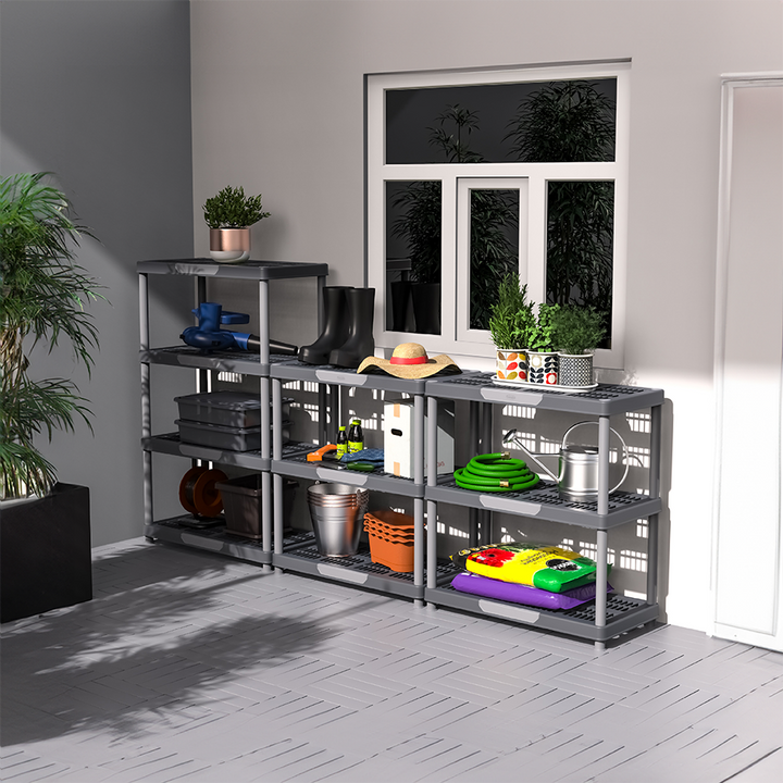 Outdor Pvc Rack Outdoor Plastic Shelving Racks- Outdoor Storage – Cosmoplast UAE