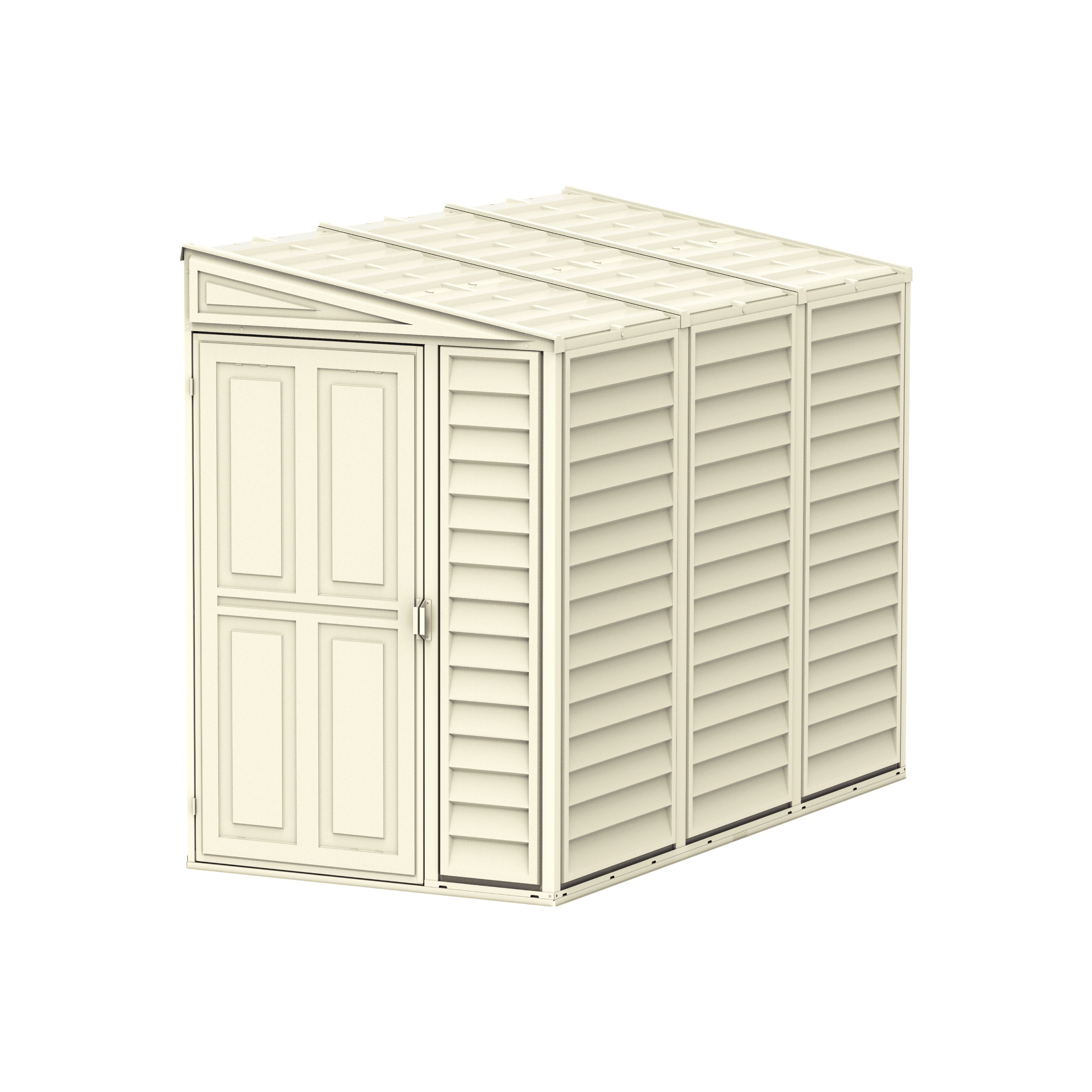 سايدمايت 4اكس8قدم غرفة التخزين حديقة مع رف لتخزين مجاني 4 
