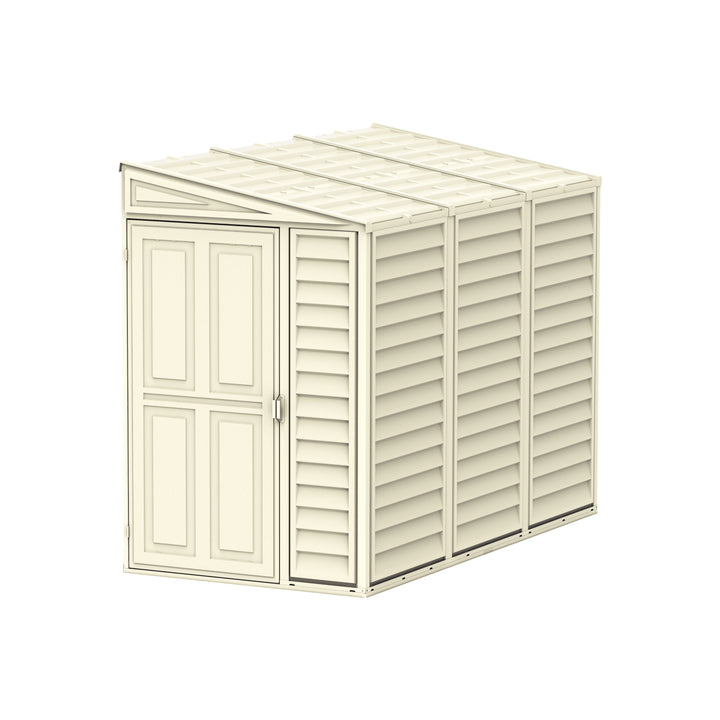 سايدمايت 4اكس8قدم غرفة التخزين حديقة مع رف لتخزين مجاني 4 
