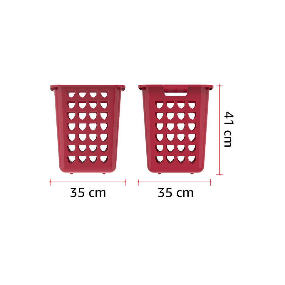 33L Square Laundry Bin