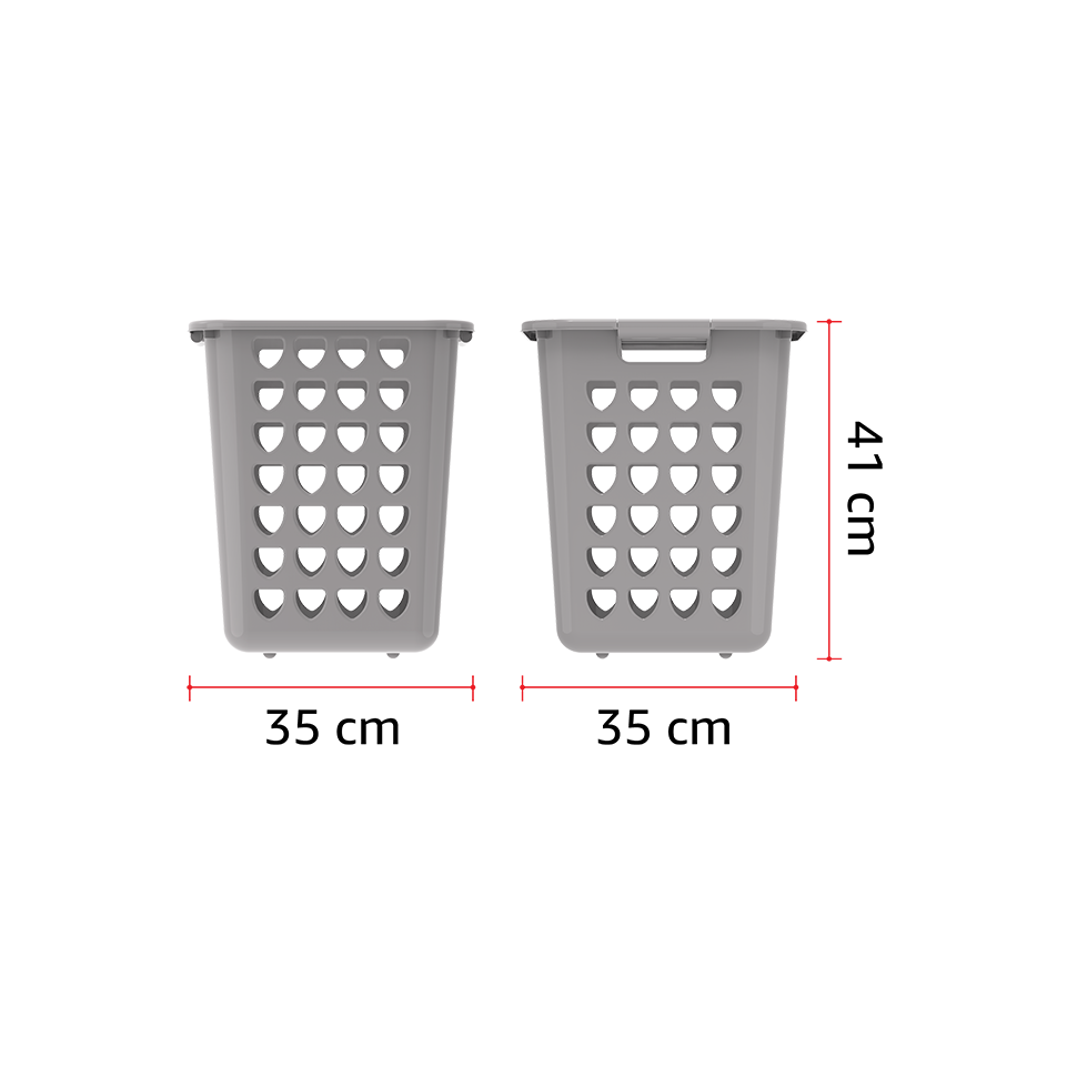 33L Square Laundry Bin