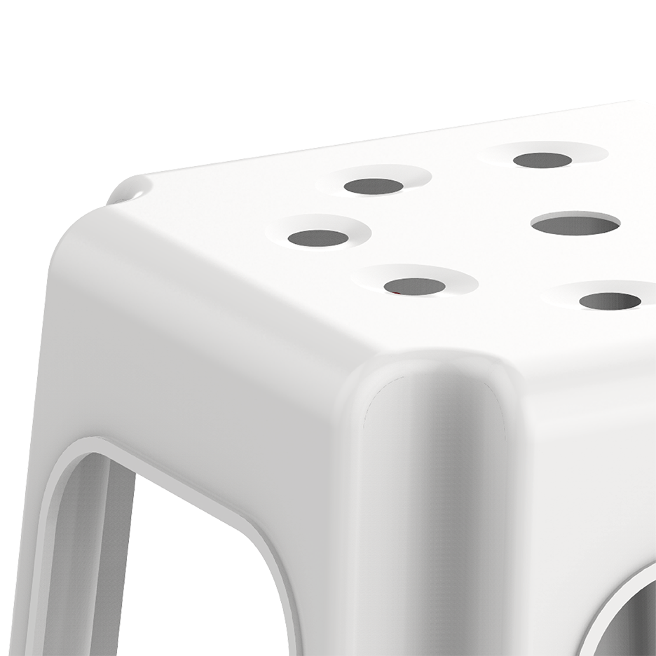 Cosmoplast Square Stool
