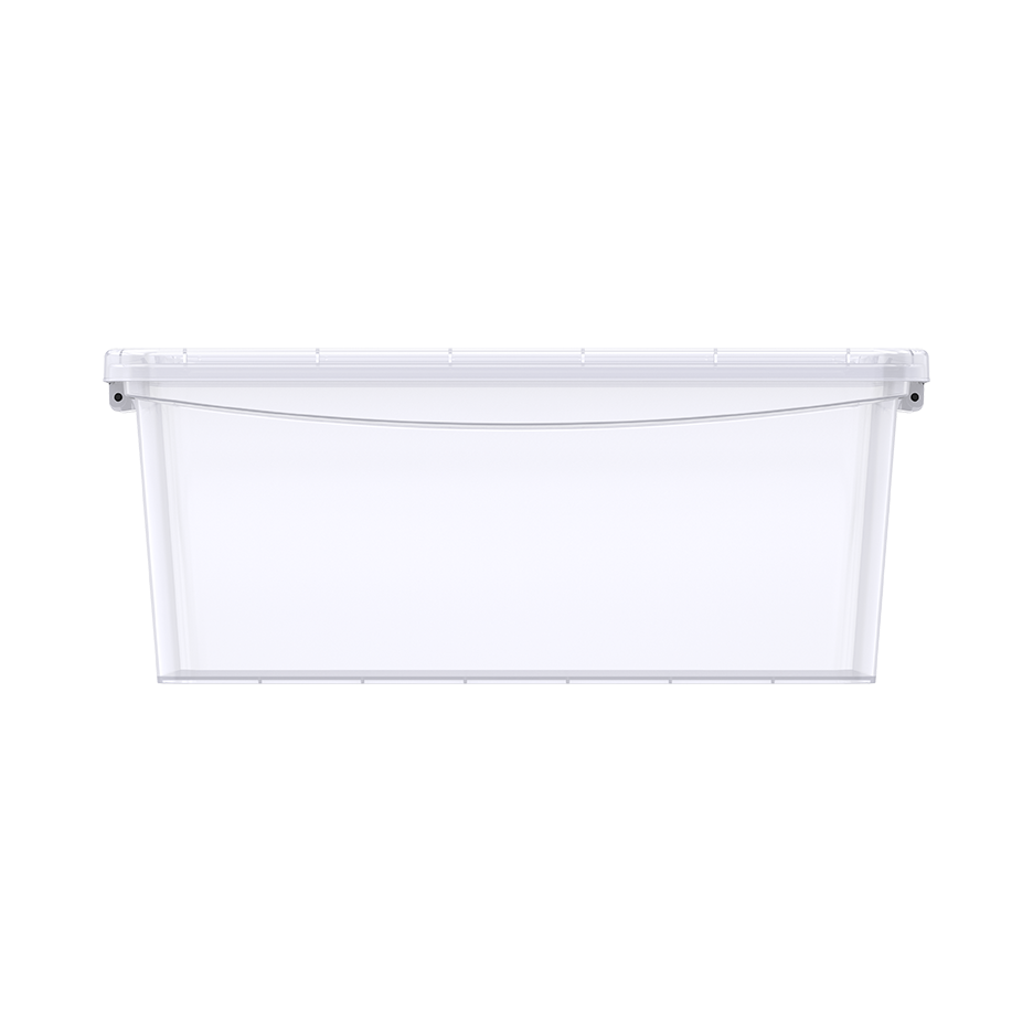 20L Clear Plastic Storage Box with Lockable Lid