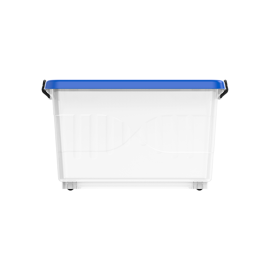 صندوق تخزين بلاستيك 22 لتر مع عجلات