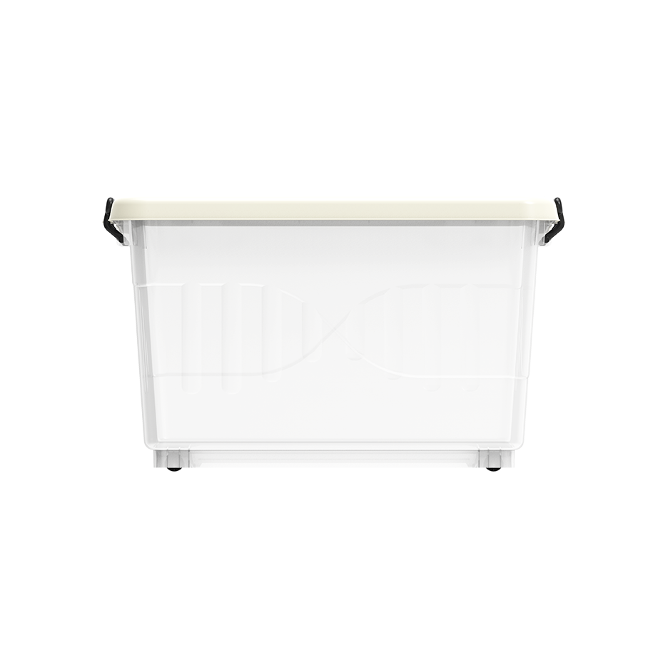 صندوق تخزين بلاستيك 22 لتر مع عجلات