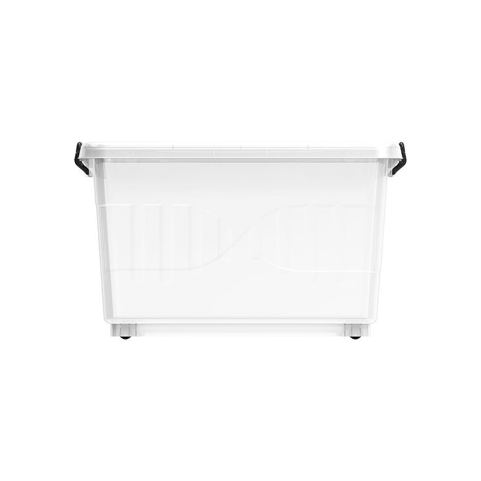 صندوق تخزين بلاستيك 22 لتر مع عجلات