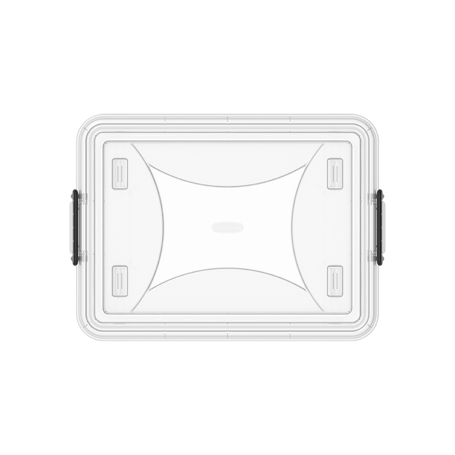 صندوق تخزين بلاستيك 22 لتر مع عجلات