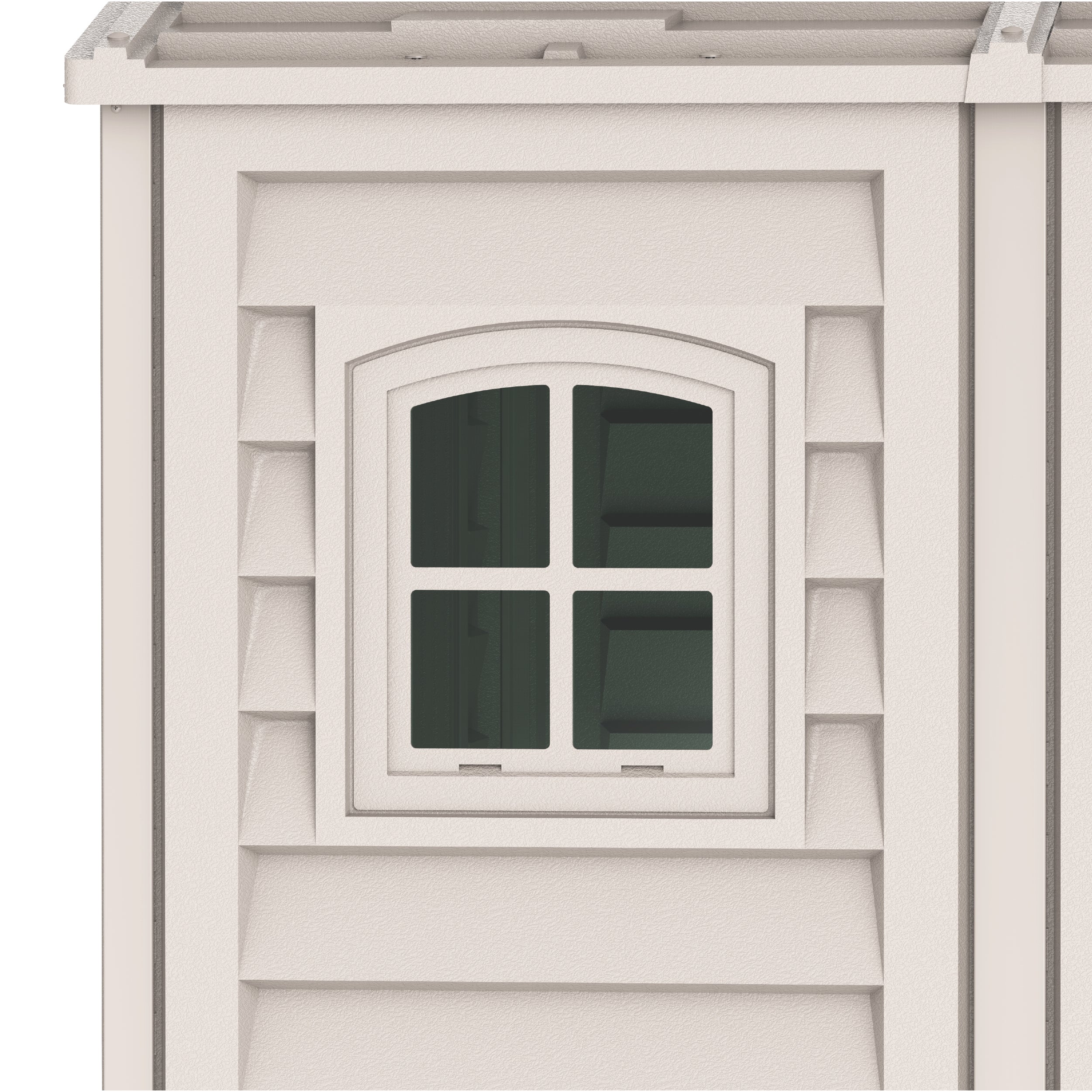 ستور اول 8 في 6 غرفة تخزين خارجية مع رف تخزين رباعي مجانا
