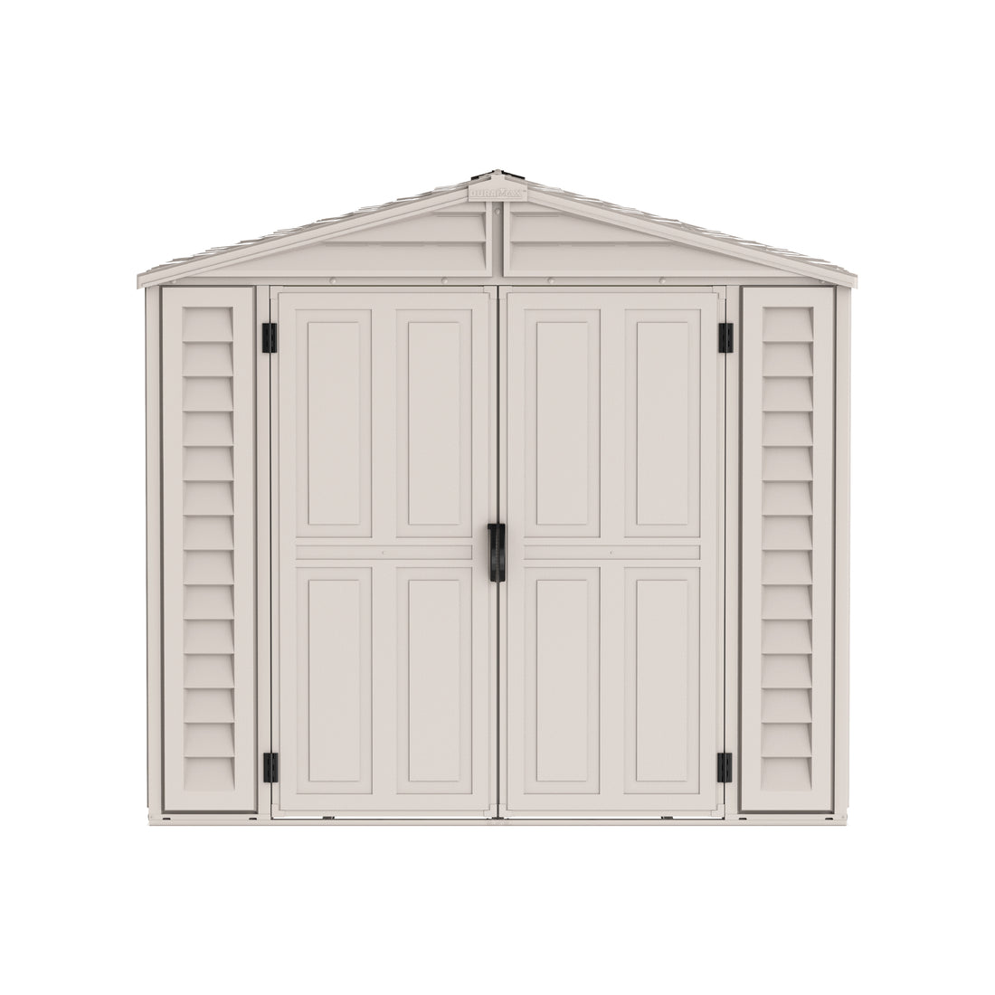 ستور اول 8 في 6 غرفة تخزين خارجية مع رف تخزين رباعي مجانا
