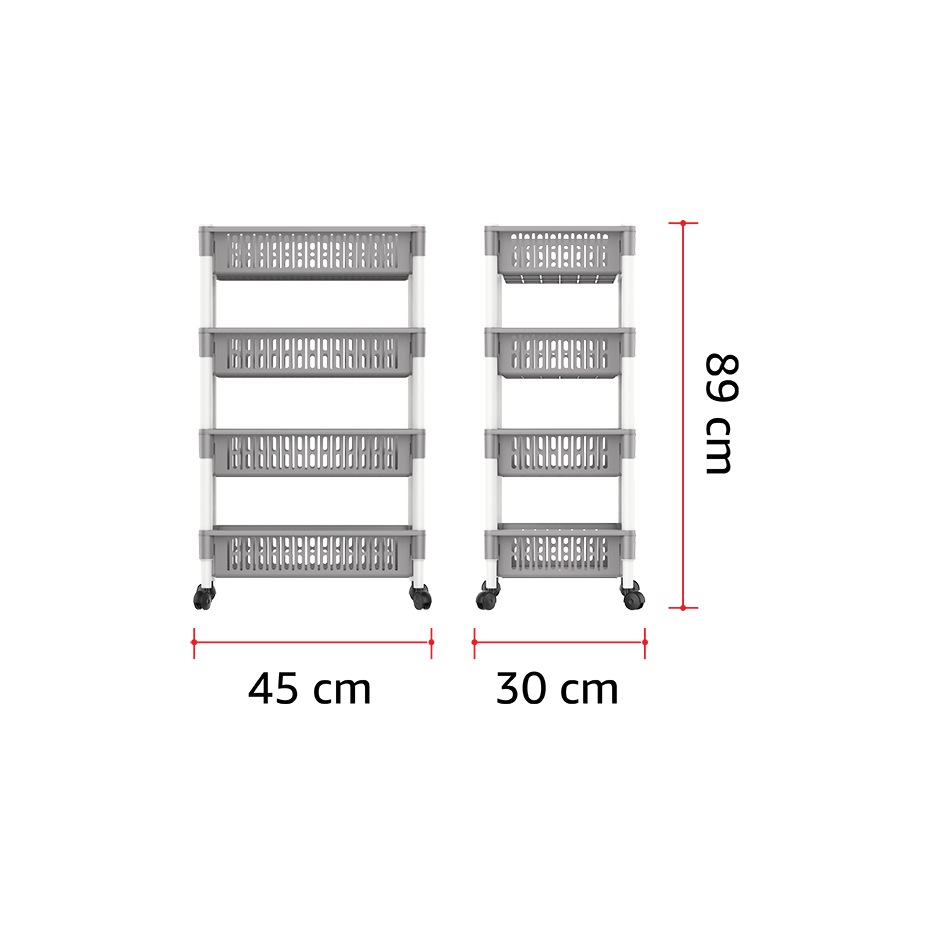 4 Tiers Vegetable Storage Rack