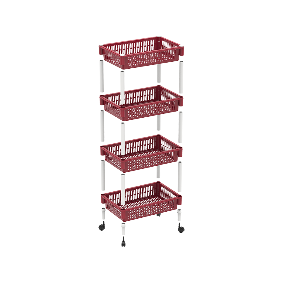 4 Tiers Vegetable Storage Rack