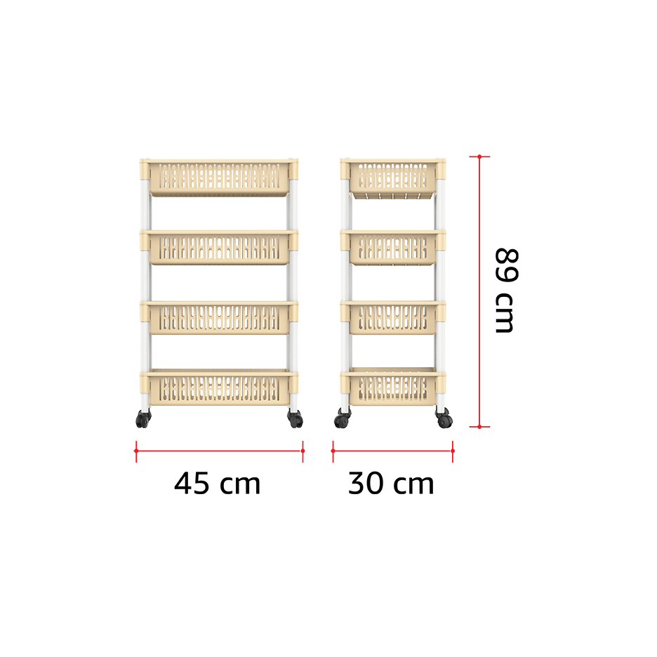 4 Tiers Vegetable Storage Rack