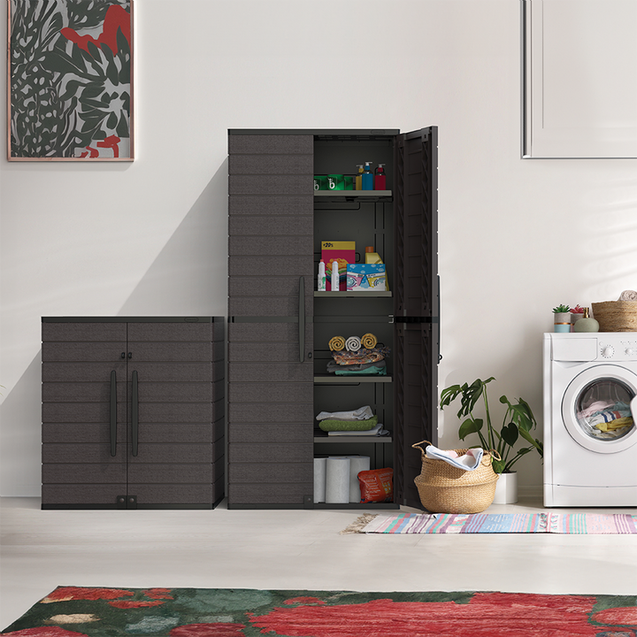 Cedargrain Vertical Storage Short Cabinet