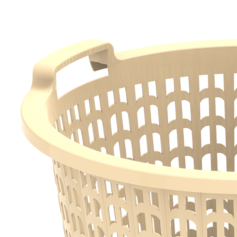 سلة غسيل عريضة 50 لتر