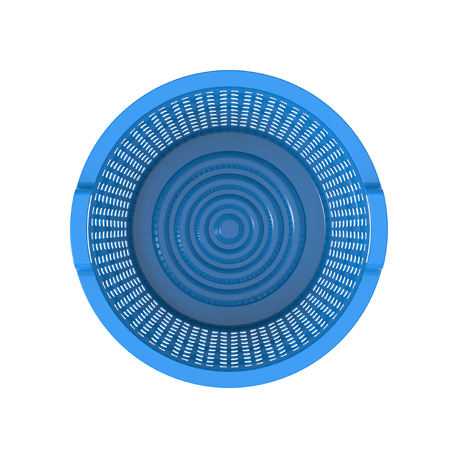 سلة غسيل عريضة 50 لتر