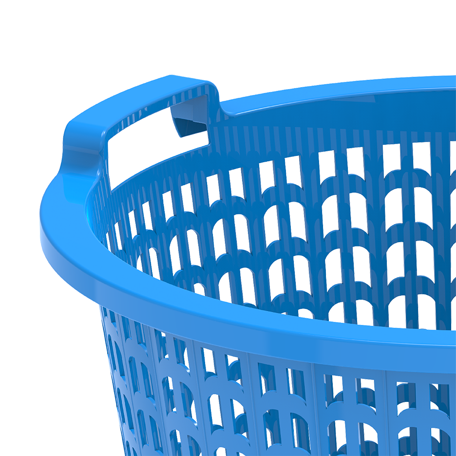 سلة غسيل عريضة 50 لتر