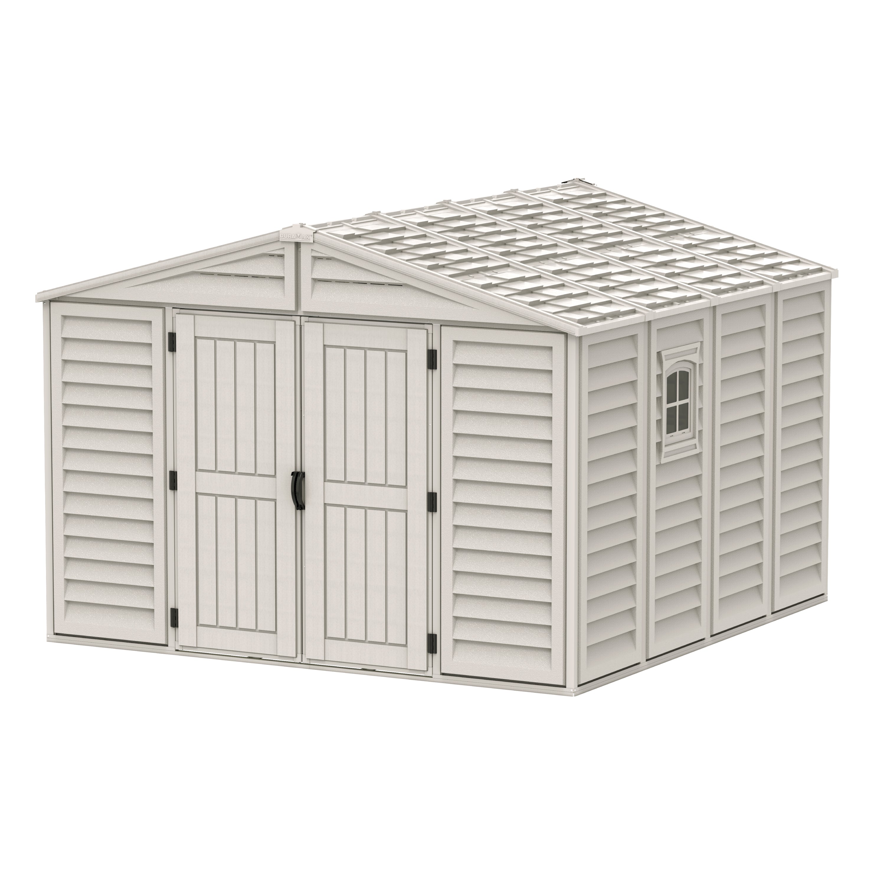 وودبريدج 10.5اكس10.5قدم غرفة التخزين حديقة مع رف لتخزين مجاني 4 
