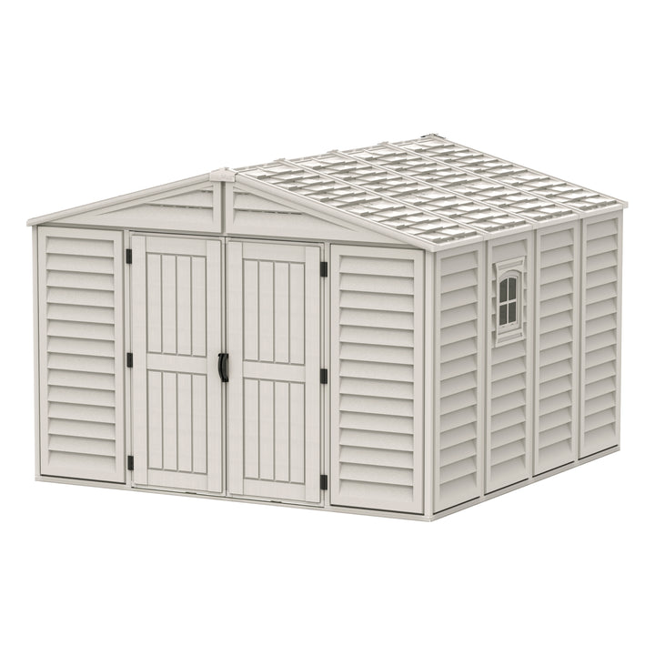 وودبريدج 10.5اكس10.5قدم غرفة التخزين حديقة مع رف لتخزين مجاني 4 
