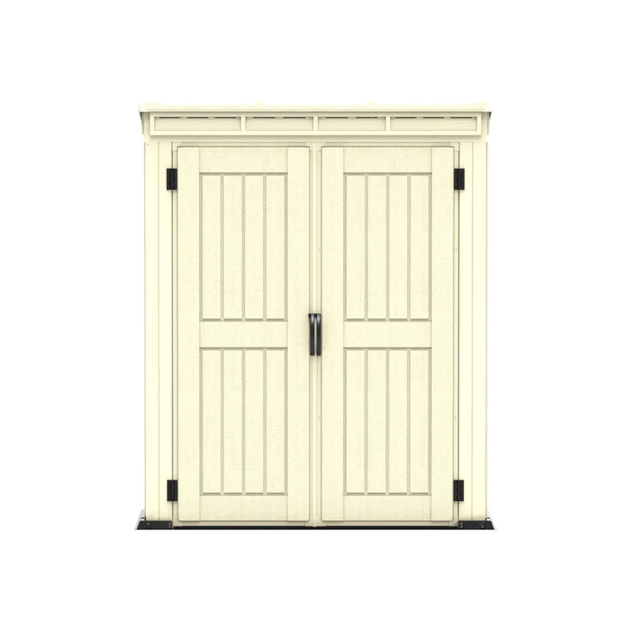 YardMate Pent PLUS 5x3ft (1.7 m x 0.9 m) Garden Storage Shed with FREE Shelving Rack 4