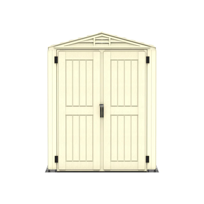 YardMate PLUS 5x8ft (2.5 m x 1.6 m) Garden Storage Shed with FREE Shelving Rack 4